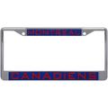 WinCraft Montreal Canadiens Laser Inlaid Metal License Plate Frame