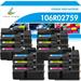 True Image 16-Pack Compatible Toner Cartridge for Xerox 106R02759 Phaser 6020 6022 WorkCentre 6025 6027 Printer (4*Black 4*Cyan 4*Magenta 4*Yellow)