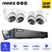 ANNKE 8CH 5MP Security Camera System 5MP Lite 5IN1 H.265+ DVR with 4pcs IP67 5MP PIR HD EXIR Dome Weatherproof Surveillance CCTV Kit with 2T HDD