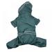 Waterproof Reflective Dog Raincoat - Adjustable Pet Jacket Light Dog Hooded Poncho Suitable for Large and Super Large Dogs 3XL-7XL