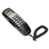 FAGINEY Small Corded Landline Corded Phone Flash Redialing LCD Display Small Wired Landline Telephone for Home Office Corded Telephone