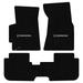 Lloyd Mats Custom Fit Floor Mats for Honda CR-V 2000.5-2001 LogoMat 3Pc Set Black With Fastener on Drivers Mat