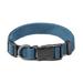 AtPet Adjustable Bamboo Fabric Dog Neck Collar Soft Lightweight Breathable Comfort Fit Eco-Friendly Biodegradable L Blue (4 Colors S/M/L)