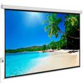 Porfeet 100 4:3 80 x 60 Viewing Area Motorized Projector Screen with Remote Control Matte White