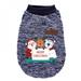 Praeter Christmas New Pet Cat And Dog Clothing Warm And Cold Sweater Purple Xxl Code