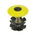 Alta Headset Alloy Bike Headset Tap 1 1/8 Caps Multiple Colors (Yellow)