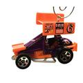 Spint Car Racing Christmas Ornament 1:64 Orange Purple