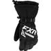 FXR CX Snowmobile Gloves Thinsulate Leather Palm HydrX Pro Waterproof Black - Small 220812-1000-07