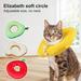 XWQ Pet Recovery Collar Skin-friendly Adjustable Eye-catching Fruit Cat Cone Recovery Collar for Kitty