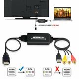 1080P HDMI to 3 RCA AV Video Audio Cable Converter Adapter For HDTV PS4 DVD XBOX