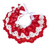 Bandana for Cats Princess Cat Collar with Bell Bib Cute Lace Dog Cat Bandanas Scarf Accessories Bowknot Cat Costumes Small Dogs Outfit for Party