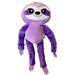 24 Jumbo Stuffed Animal Sloth with Long Arms & Legs - Purple