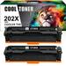 Cool Toner Compatible Toner Replacement for HP CF500X 202X for HP Color LaserJet Pro M254dw M254dn M254nw MFP M281fdw M281fdn M281cdw M280nw Printer Ink Black 2-Pack