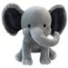 wybzd Unisex Baby Cute Multicolored Cartoon Elephant Soft Shaped Plush Doll Fluffy Stuffed Toy Doll Gifts for Baby Girls Boys Grey 25cm