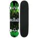 Krown Skateboard Rookie Green Flame Complete