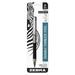 Zebra F-301 Compact Ballpoint Stainless Steel Capped Pen Fine Point 0.7mm Black Ink