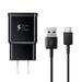 Adaptive Fast Charger Compatible with Sony Xperia XZs [Wall Charger + Type-C USB Cable] Dual voltages for up to 60% Faster Charging! BLACK