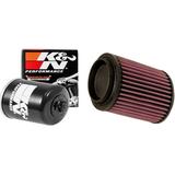 K&N Air and Oil Filter Black Kit for ATV/UTV POLARIS Trail Boss 330 2010-2011