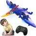 Remote Control Dinosaur Toy Kids Electric Flying Pterodactyl Toy Kids 2.4G RC Animal Toys Simulation Realistic Pterodactyl Toys RC Dino Flying Toys Gift for Kids Boys Girls