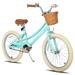 JOYSTAR Girls Bike for 2-12 Years Old Toddlers and Kids 12 14 16 Kids Bike with Training Wheels & Basket 20 Inch Kid s Bicycle with Kickstand Retro Style Bikes