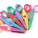 Decorative Paper Edge Scissor Set â€“5 Colorful Paper Edger Scissors Great for Kids Teachers Crafts Scrapbooking DIY Projects and Kids Crafts Set of 6 (5inch)