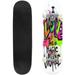 I love this is magic world Graffiti wall and urban style lettering Outdoor Skateboard Longboards 31 x8 Pro Complete Skate Board Cruiser