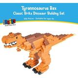 Building Bricks Dinosaur Kit by Strictly Briks Tyrannosaurus Rex 556 Piece Set for Kids Age 6+ Blocks Compatible with Leading Toy Brands