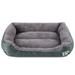 ZQB Dog Bed for Medium and Large Dogs Washable Comfortable Pet Beds Green L-Small