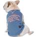 BT Bear Pet Clothes Dog Stripe T-Shirt Cotton Comfy Vest Summer Shirt for Puppy Small Medium Dog (XS Blue)