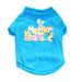 yuehao pet supplies easter dog clothing cotton vest puppy for small dog sky blue