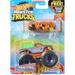Hot Wheels Monster Trucks 2-Pack 1 1:64 Scale Vehicle with Giant Wheels & 1 Die-Cast Car