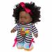 qucoqpe 12Inch Black Baby Doll Set - African American Doll Set |Realistic Baby Doll Black Girl and Boy Baby Doll | Baby Dolls for 2 Year Old Girls | Doll Baby Toy for Toddlers | Toddler Baby Doll