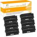 Toner H-Party Compatible Toner Cartridge Replacement for HP CF214A for HP LaserJet Enterprise MFP M725dn M725f M725z M725z M712n M712dn M712xh Printer (Black 6-Pack)