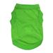 Pet Outfit Hoodies for Dog Cute Comfy Vest Tops 2022 Fashion Pet Apparel Little Puppy Shirt Dog Cat Green X-Small