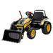 Aosom Kids Digger Ride On Excavator 6V Battery Tractor Music Headlight