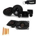 Infinity Reference - REF-6530CX 6.5 2-Way Component System And REF-6432CFX 4x6 2-Way Car Audio Speakers Package