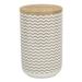 Bone Dry Ceramic Treat Jar Canister for Pets Dishwasher Safe 4x6.5 Stone
