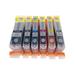 5 Sublimation ink cartridges for Canon PGI-250XL CLI-251XL