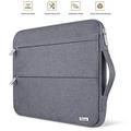 voova 13 13.3 inch laptop sleeve case compatible with macbook air 13.3 macbook pro (retina) 13 surface book 2 / laptop 13.5 notebook computer waterproof protective bag cover with handle gray
