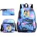 Cartoon Backpack Bluey3PCS Schoolbag Student Casual Bag Printed Large Capacity Outdoor Backpack Set