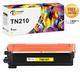 Toner Bank Compatible for Brother TN210 Toner Cartridge Replacement for Brother TN 210 TN-210Y High Yield Toner Cartridge HL-3040CN 3070CW MFC-9010CN 9120CW 9320CW Printer Ink (Yellow 1-Pack)