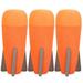 TOPINCN 3Pcs EVA Missile Rocket Refill Accessory for Cartridge Type Children Toy Gun Orange Toy Gun Missile Refill