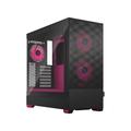 Fractal Design Pop Air RGB Black Magenta Core TG ATX High-Airflow Clear Tempered Glass Window Mid Tower Computer Case