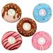 Adjustable Cat Recovery Collar Cute Cat Donut Collar Soft Cone Collars for Cat Wound Healing Protective Cone After Surgery Elizabethan Collars for Kitten Pets