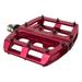 Origin8 Rascal Platform Pedals 9/16 Concave Aluminum Body Removable Pins Red