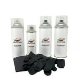 ABP Repair Paint Basecoat Clearcoat (1K) Primer (1K) and Prep Kit Compatible With Cool Silver Metallic Mitsubishi Galant || Code: CMA10019