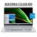 Acer Swift 3 14 Business Laptop 14 FHD IPS ComfyView Display 11th Gen Intel Quad-Core i5-1135G7 Processor 8GB DDR4 512GB SSD Intel Iris Xe Graphics Backlit Fingerprint HDMI USB-C Webcam Win10 Silver