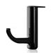 Headphone Hanger Strong Adhesion Plastic Headset Stick-on Hook Holder Computer Headset Storing Device Hook Black