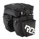 MIXFEER 3 in 1 Multifunction Road MTB Mountain Bike Bag Bicycle Pannier Rear Seat Trunk Bag with Waterproof Rain Cover