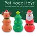 3PCS Dog Toy Dog Chew Toys Dog Squeaky Toys Dog Teething Toy Christmas Dog Toys for Small Medium Dogs